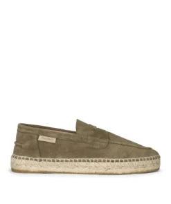 Finsbury Shoes Mocassins NEVADA Daim Olive*Homme Nouveautés|Toutes Les Chaussures