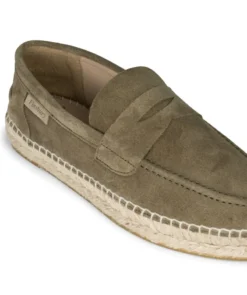 Finsbury Shoes Mocassins NEVADA Daim Olive*Homme Nouveautés|Toutes Les Chaussures