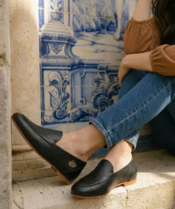 finsburyshoes shop Mocassins PALOMA Noir*Femme Mocassins & Derbies|Tous Les Souliers
