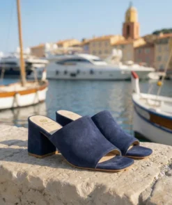 Finsbury Shoes Mule SONIA Marine*Femme Nouveautés|Sandales