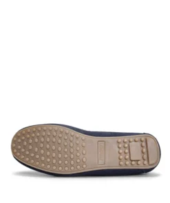 finsburyshoes shop Pantoufle Fourrée HOMS Daim Bleu Marine* Toutes Les Chaussures|Chaussures Casual