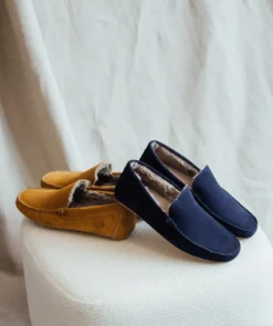 finsburyshoes shop Pantoufle Fourrée HOMS Daim Marron Clair* Toutes Les Chaussures|Chaussures Casual