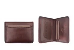 finsburyshoes shop Porte-cartes à Deux Volets Marron Patiné*Homme Maroquinerie|Tous Les Accessoires