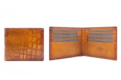 finsburyshoes shop Portefeuille Croco Gold*Homme Maroquinerie|Tous Les Accessoires