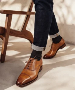 finsburyshoes shop Richelieu CONSUL Gold Patiné*Homme Toutes Les Chaussures|Mariage & Cérémonie