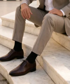 finsburyshoes shop Richelieu DARIO Marron*Homme Grandes Tailles|Toutes Les Chaussures