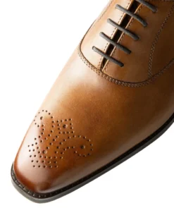finsburyshoes shop Richelieu JERSEY Marron Patiné* Toutes Les Chaussures|Chaussures Casual