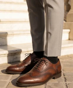 finsburyshoes shop Richelieu KENDAL Marron Noyer*Homme Toutes Les Chaussures|Semelle Gomme