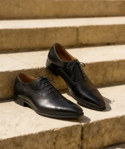 finsburyshoes shop Richelieu PHAREL Noir*Homme Grandes Tailles|Toutes Les Chaussures
