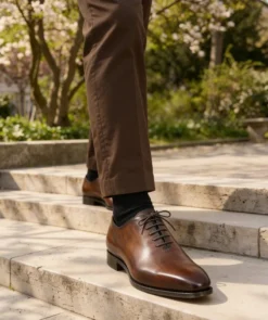 finsburyshoes shop Richelieu ROMEO Marron Patiné*Homme Nouveautés|Toutes Les Chaussures