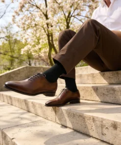 finsburyshoes shop Richelieu ROMEO Marron Patiné*Homme Nouveautés|Toutes Les Chaussures