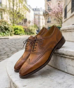 finsburyshoes shop Richelieu STRAND 4 Marron Patiné*Homme Nouveautés|Toutes Les Chaussures