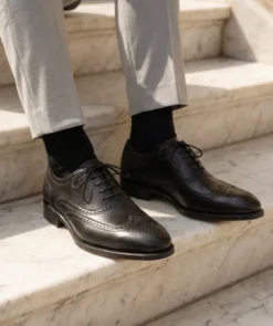 finsburyshoes shop Richelieu STRAND 4 Noir*Homme Nouveautés|Toutes Les Chaussures