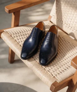 finsburyshoes shop Richelieu VASCO Bleu Nuit*Homme Grandes Tailles|Toutes Les Chaussures