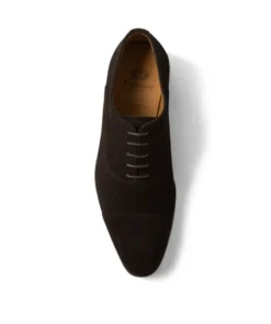 finsburyshoes shop Richelieu WHITNEY Daim Marron Foncé*Homme Grandes Tailles|Toutes Les Chaussures
