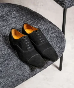 finsburyshoes shop Richelieu WHITNEY Veau Velours Noir* Toutes Les Chaussures|Semelle Gomme