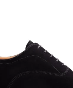 finsburyshoes shop Richelieu WHITNEY Veau Velours Noir* Toutes Les Chaussures|Semelle Gomme