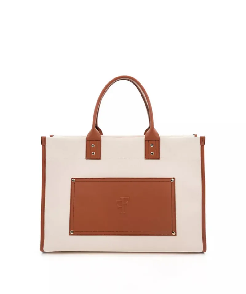 finsburyshoes shop Sac Cabas FF45 Sable*Femme Sacs|Tous Les Accessoires