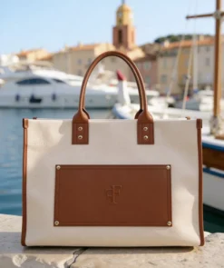 finsburyshoes shop Sac Cabas FF45 Sable*Femme Sacs|Tous Les Accessoires