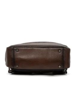 finsburyshoes shop Sac à Dos en Cuir Grainé Marron*Homme Maroquinerie|Tous Les Accessoires