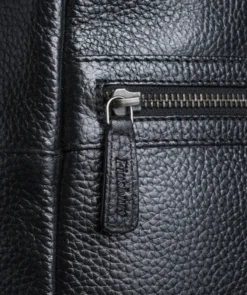 finsburyshoes shop Sac à Dos en Cuir Grainé Noir*Homme Maroquinerie|Tous Les Accessoires