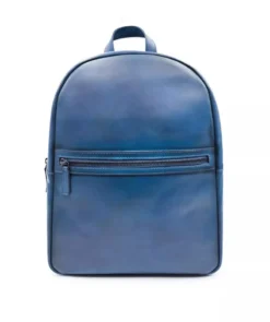 finsburyshoes shop Sac à Dos en Cuir Patiné Bleu*Homme Maroquinerie|Tous Les Accessoires