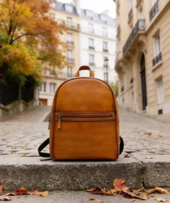 finsburyshoes shop Sac à Dos en Cuir Patiné Gold*Homme Maroquinerie|Tous Les Accessoires