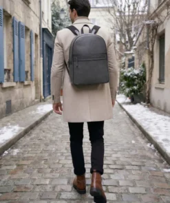 finsburyshoes shop Sac à Dos en Cuir Patiné Gris*Homme Maroquinerie|Tous Les Accessoires