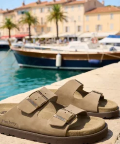 finsburyshoes shop Sandale DIEGO Daim Olive*Homme Sandales|Toutes Les Chaussures