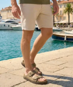 finsburyshoes shop Sandale DIEGO Daim Olive*Homme Sandales|Toutes Les Chaussures