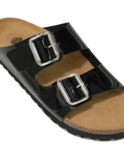 finsburyshoes shop Sandales Aurélie Vernis Noir*Femme Sandales|Tous Les Souliers