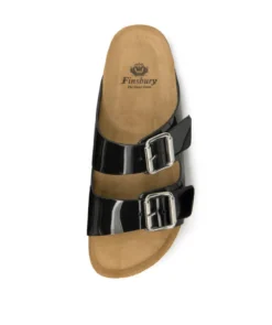 finsburyshoes shop Sandales Aurélie Vernis Noir*Femme Sandales|Tous Les Souliers