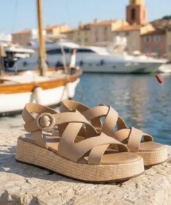 Finsbury Shoes Sandales BRIGITTE Beige*Femme Nouveautés|Sandales
