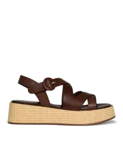 Finsbury Shoes Sandales BRIGITTE Brun*Femme Nouveautés|Sandales