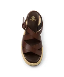 Finsbury Shoes Sandales BRIGITTE Brun*Femme Nouveautés|Sandales