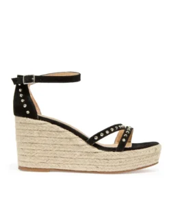 finsburyshoes shop Sandales CAMILLE Veau Velours Noir* Toutes Les Chaussures|Chaussures Casual