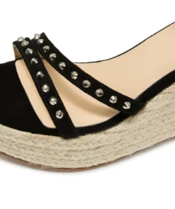 finsburyshoes shop Sandales CAMILLE Veau Velours Noir* Toutes Les Chaussures|Chaussures Casual