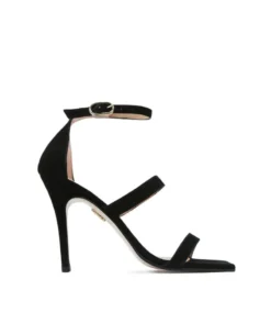finsburyshoes shop Sandales ELSA Veau Velours Noir* Boots & Bottines|Tous Les Souliers