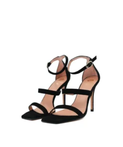 finsburyshoes shop Sandales ELSA Veau Velours Noir* Boots & Bottines|Tous Les Souliers