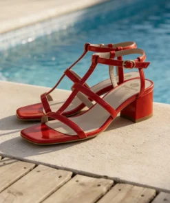 finsburyshoes shop Sandales LAURA Rubis*Femme Sandales|Tous Les Souliers