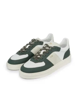 finsburyshoes shop Sneakers ALEXIS Vert et Blanc*Homme Nouveautés|Toutes Les Chaussures