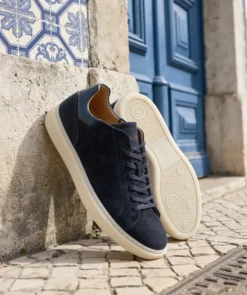 finsburyshoes shop Sneakers DAYTONA Daim Marine*Homme Toutes Les Chaussures|Chaussures Casual
