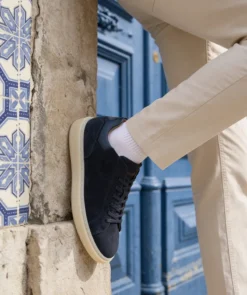 finsburyshoes shop Sneakers DAYTONA Daim Marine*Homme Toutes Les Chaussures|Chaussures Casual