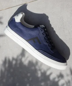 finsburyshoes shop Sneakers GREENWOOD Bleu Marine* Toutes Les Chaussures|Chaussures Casual