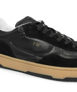 finsburyshoes shop Sneakers JULES Noir Bi Matière*Homme Nouveautés|Toutes Les Chaussures