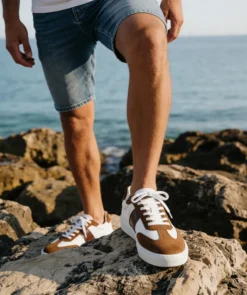 finsburyshoes shop Sneakers LEO et Marron*Homme Semelle Gomme|Toutes Les Chaussures