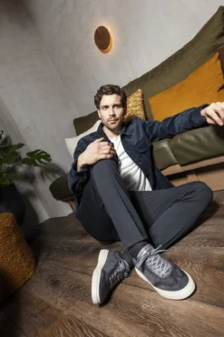 finsburyshoes shop Sneakers MAGNUS Gris chiné* Toutes Les Chaussures|Chaussures Casual