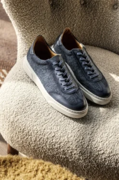 finsburyshoes shop Sneakers MAGNUS Gris chiné* Toutes Les Chaussures|Chaussures Casual