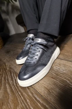 finsburyshoes shop Sneakers MAGNUS Gris chiné* Toutes Les Chaussures|Chaussures Casual