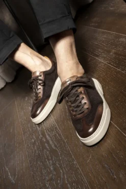 finsburyshoes shop Sneakers MAGNUS Marron chiné* Toutes Les Chaussures|Chaussures Casual